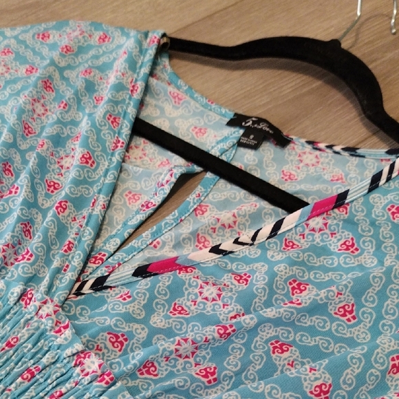 5th & Love Maxi Dress with Chevron Sleeves - Picture 7 of 16